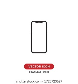 Smartphone icon vector. Mobile sign