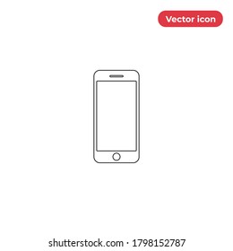 Vector de iconos de Smartphone. Firma móvil