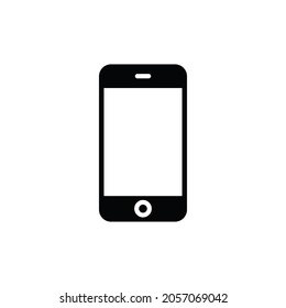 Smartphone-Icon-Vektorgrafik. Mobiles Zeichen
