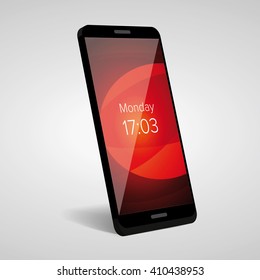 Smartphone icon vector mockup