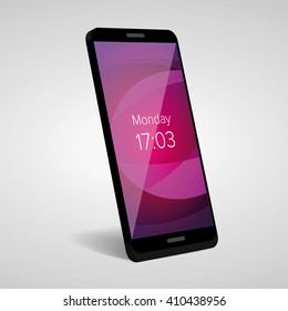 Smartphone icon vector mockup