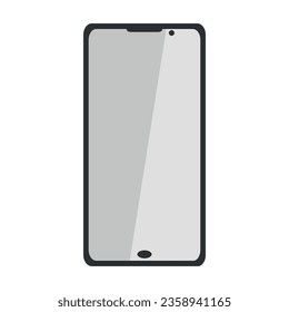 Smartphone-Symbol. Vektorgrafik auf weißem Hintergrund.