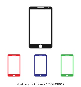 Smartphone icon vector. Phone