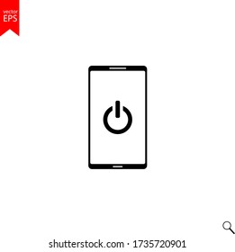 Smartphone icon vector, phone, mobile, sign