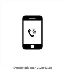 smartphone icon vector ringing phone call