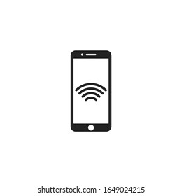 smartphone Icon vector sign isolated for graphic and web design. smartphone symbol template color editable on white background.