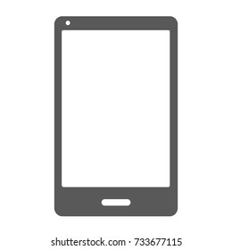 Smartphone icon. Vector simple illustration of smartphone icon isolated on white background