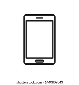 smartphone icon vector in simple style