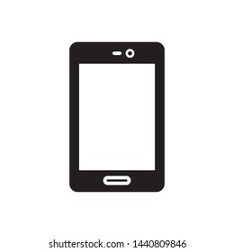 smartphone icon vector in simple style