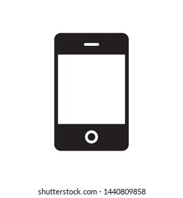 smartphone icon vector in simple style