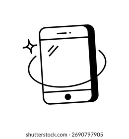 Smartphone Icon vector stock illustration