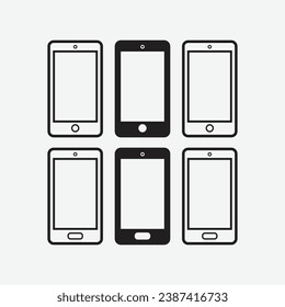 Icono de Smartphone con estilo vectorial