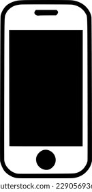 Symbol für Smartphone, Vektorgrafik-Design