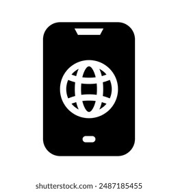 Smartphone-Symbol Vektorgrafik Symbol Design Illustration