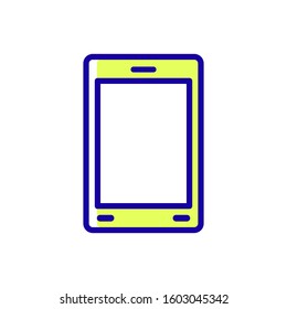 Smartphone icon vector in trendy design style