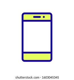 Smartphone icon vector in trendy design style