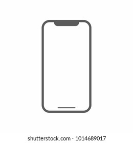 Smartphone icon. For websites, web design, mobile app, info graphics on white background. Vector