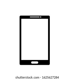 smartphone icon with a white background