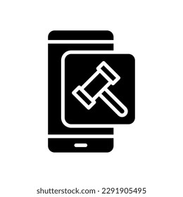 icono de smartphone para tu diseño de sitio web, logotipo, aplicación, interfaz de usuario.
