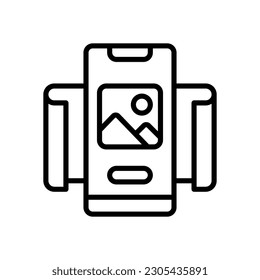 Smartphone-Icon für Ihr Website-Design, Logo, App, UI.