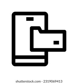 smartphone icon for your website design, logo, app, UI.