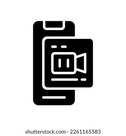 smartphone icon for your website, mobile, presentation, and logo design.
