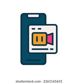 smartphone icon for your website, mobile, presentation, and logo design.