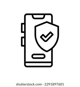 smartphone icon for your website, mobile, presentation, and logo design.