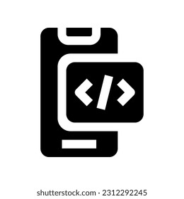 smartphone icon for your website, mobile, presentation, and logo design.