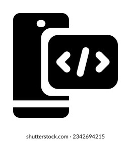 smartphone icon for your website, mobile, presentation, and logo design.