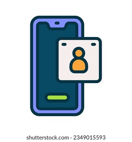 smartphone icon for your website, mobile, presentation, and logo design.