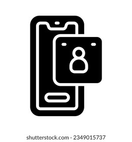 smartphone icon for your website, mobile, presentation, and logo design.