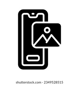 smartphone icon for your website, mobile, presentation, and logo design.
