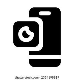 smartphone icon for your website, mobile, presentation, and logo design.