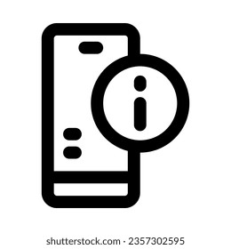 Smartphone-Icon für Ihre Website, Ihr Handy, Ihre Präsentation und Ihr Logo-Design.