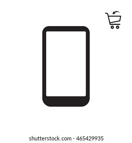 Smartphone   icon.Flat design.  