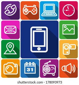 Smartphone icons 