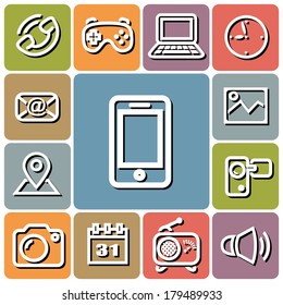 Smartphone icons 