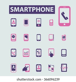 Smartphone icons