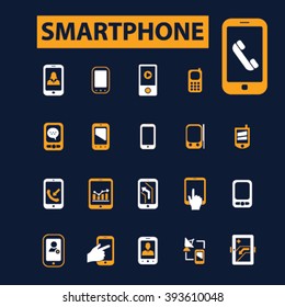 Smartphone-Symbole
