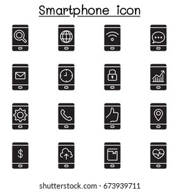 Smartphone icons