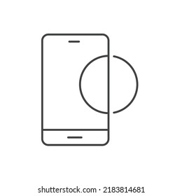 Smartphone icons  symbol vector elements for infographic web