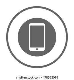 Smartphone  icon,vector. Flat design.  
