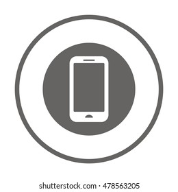 Smartphone  icon,vector. Flat design.  