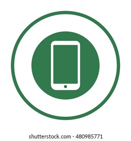 Smartphone  icon,vector. Flat design.  