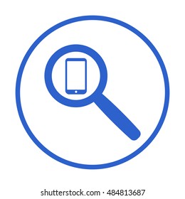 Smartphone  icon,vector. Flat design.  