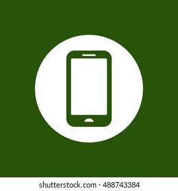Smartphone  icon,vector. Flat design.  