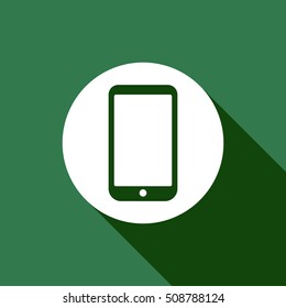 Smartphone  icon,vector. Flat design.  