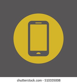 Smartphone  icon,vector. Flat design.  