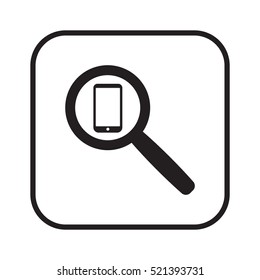 Smartphone  icon,vector. Flat design.  